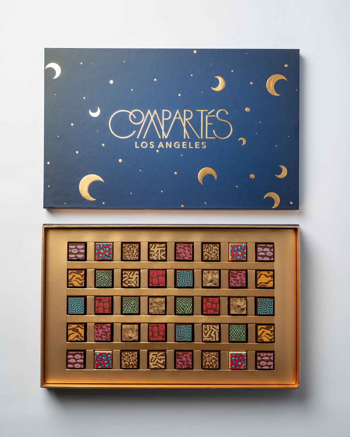 40 Pieces Assorted Chocolate Truffles Gift Box - Ramadan Collection - Mid Night Blue