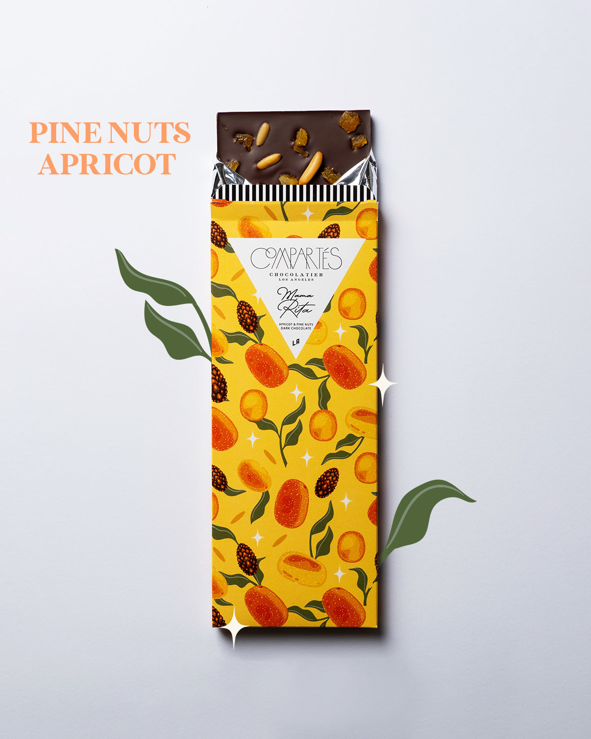 Compartes X Mama Rita Apricot & Pine Nuts Bar