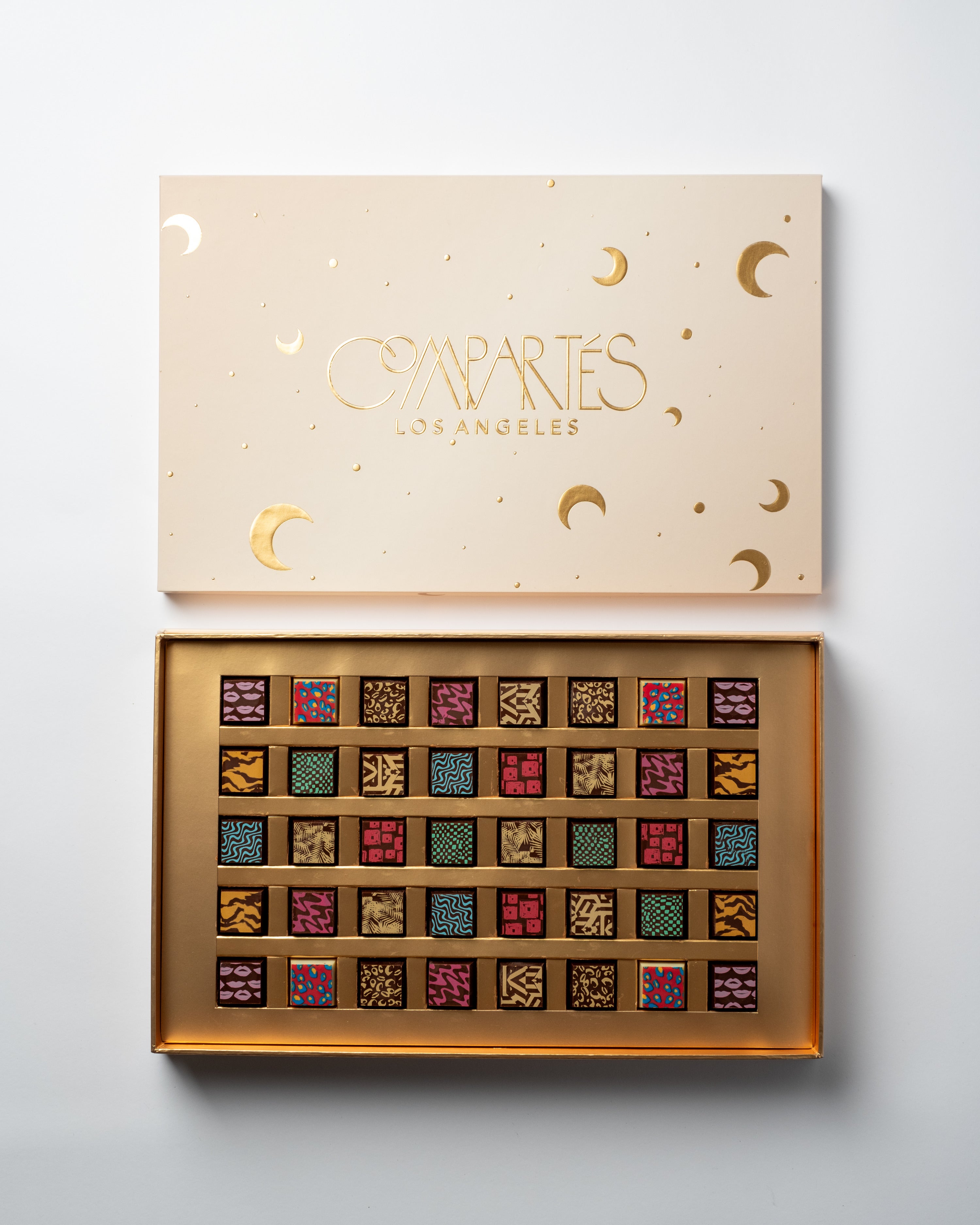 40 Pieces Assorted Chocolate Truffles - Ramadan Collection - Cream & Gold