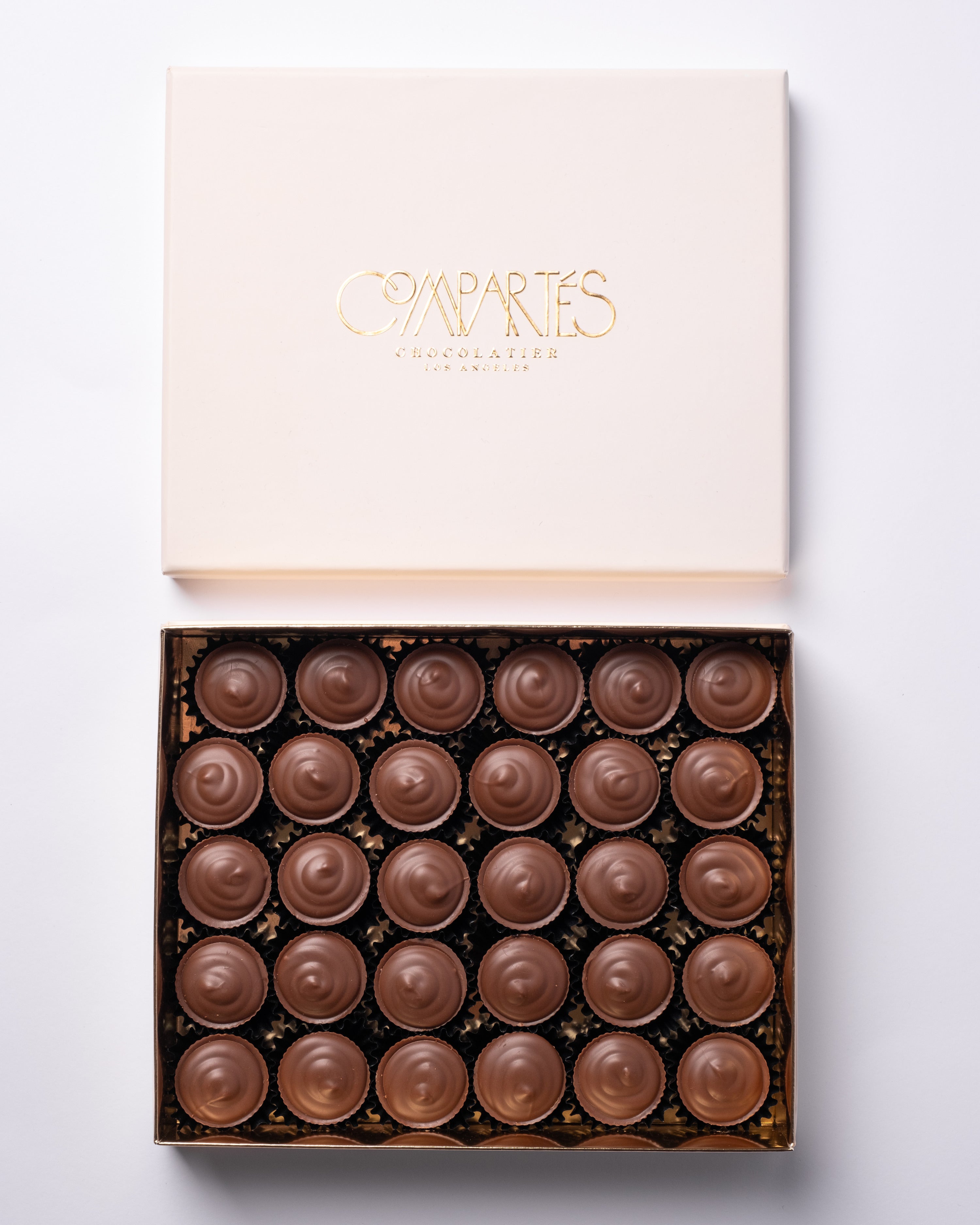 Gourmet Peanut Butter Cups - Luxury Classic Gift Box Milk (Cream & Gold)