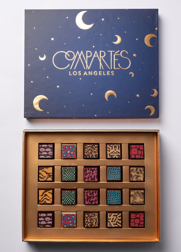 20 Pieces Assorted Chocolate Truffles Gift Box - Ramadan Collection - Midnight Blue