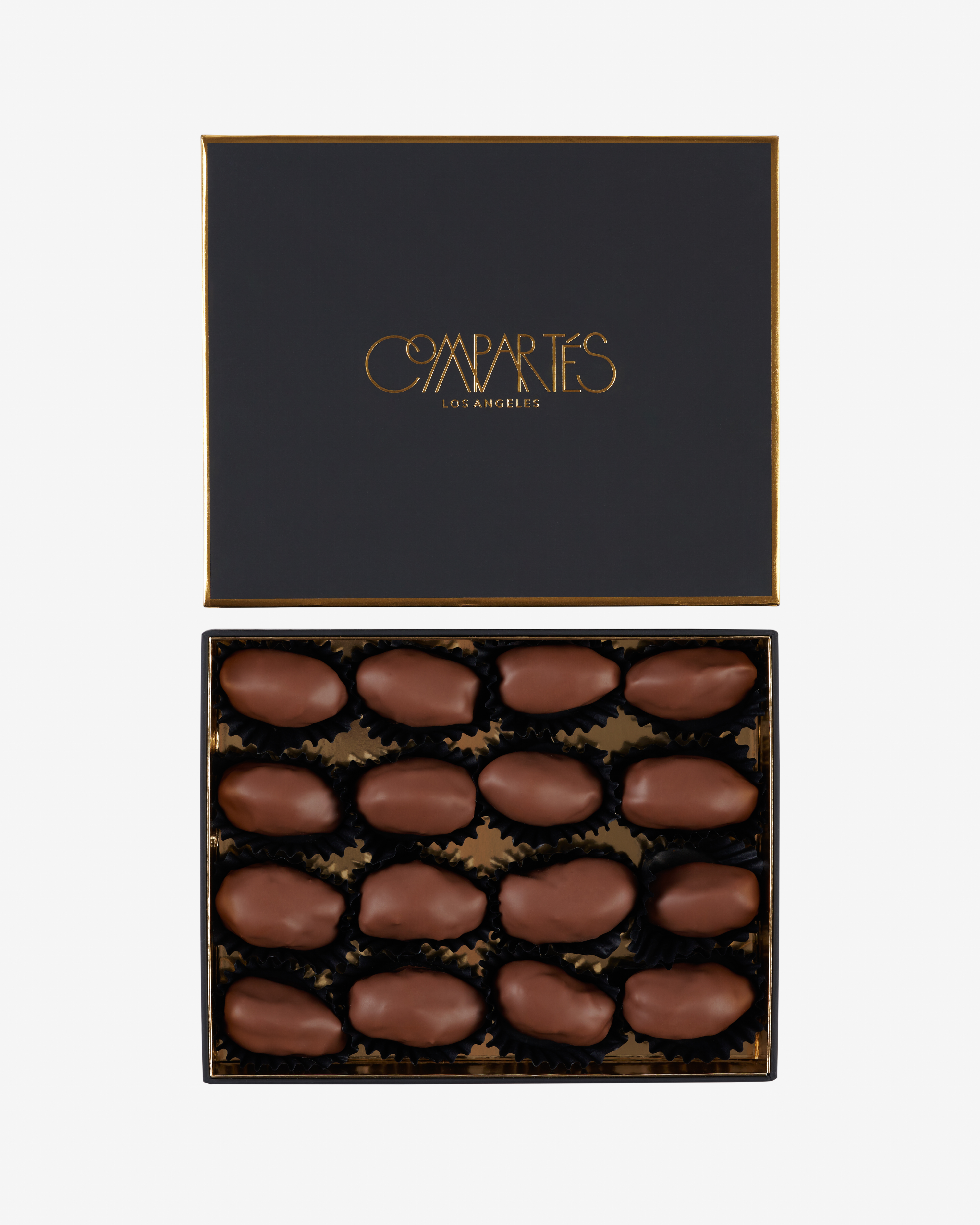 Milk chocolate dipped Dates Classic Box (Black & Gold)